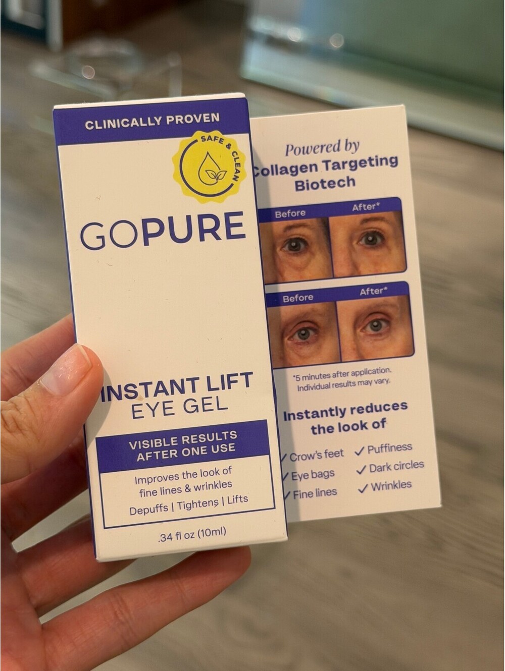Go Pure Instant Lift Eye Gel .34 fl oz